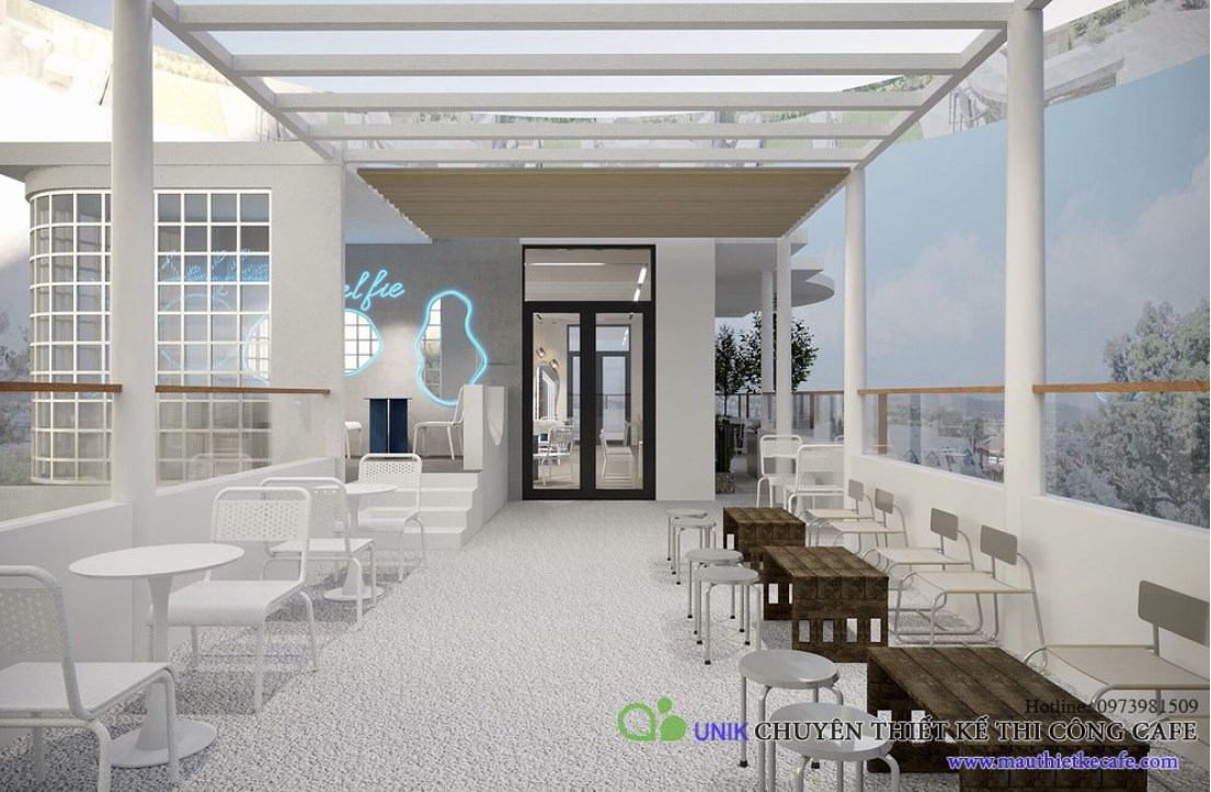 Thiết kế quán cafe trọn gói 41 Hàng Lược phong cách