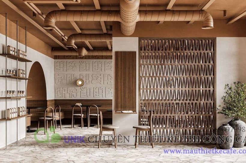 Thiết kế quán cafe trọn gói 41 Hàng Lược phong cách